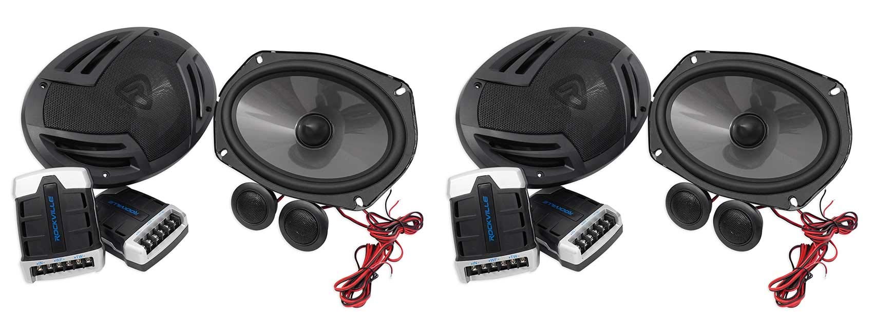 Amazon.com: Rockville RV69.2C 2000-Watt Peak/440-Watt RMS 6x9 in 4